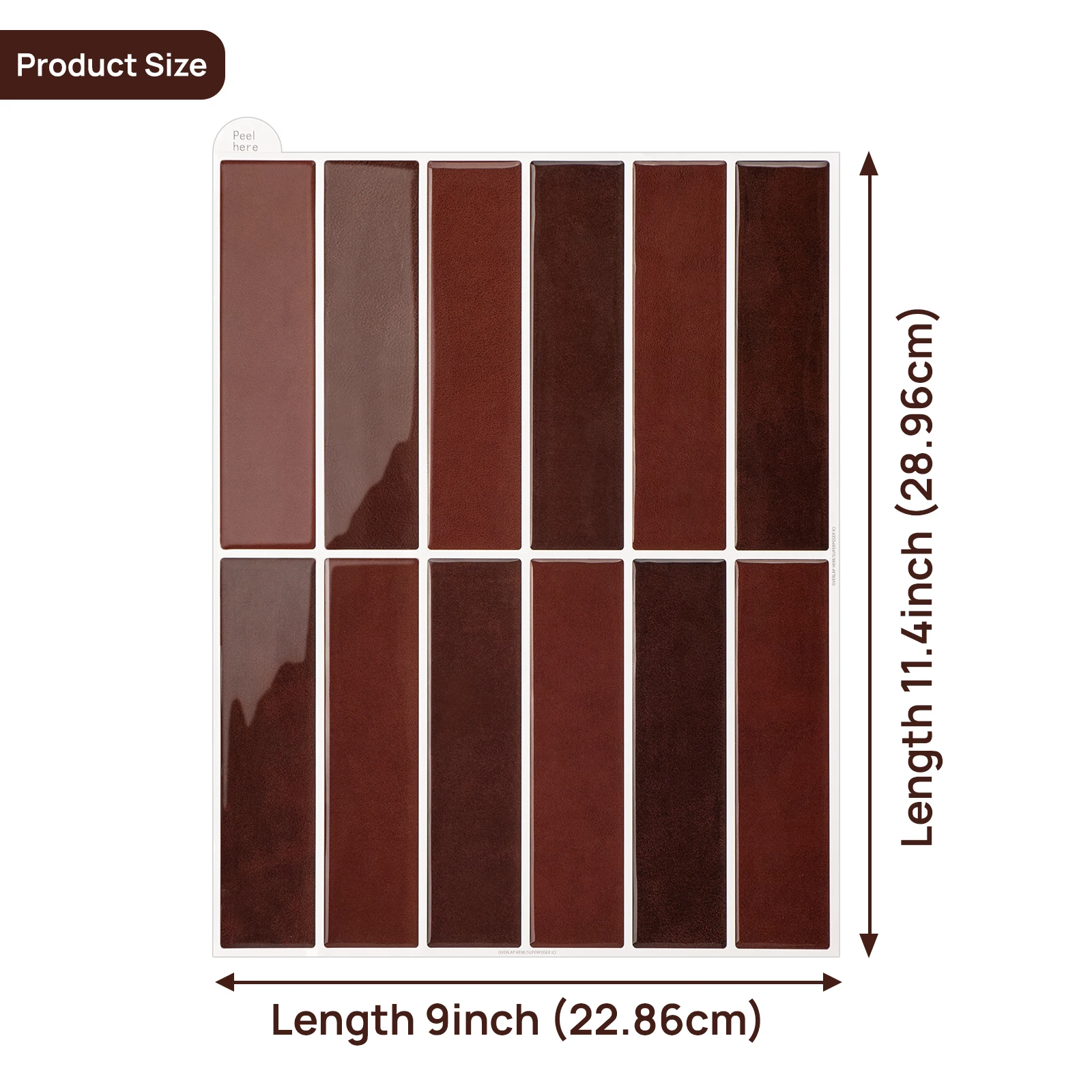 

3D-наклейки под мрамор Vividtiles для кухни и ванной