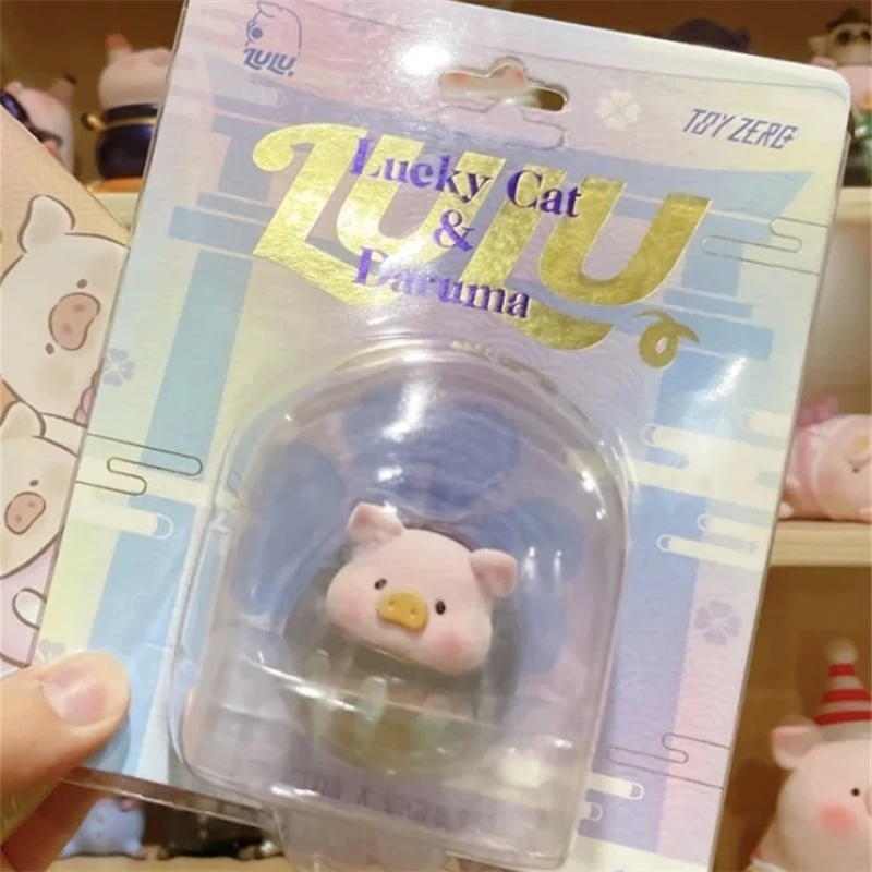 

LuLu the Piggy Lucky Cat & Daruma LULU Pig 52 игрушки экшн-фигурки куклы игрушки рождественские подарки для детей девочки украшение автомобиля