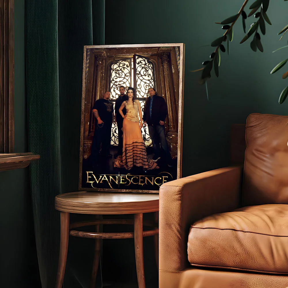 E-EvanescenceS Band Classic Movie Vintage Posters Sticky Room Home Bar Cafe Decor Kawaii