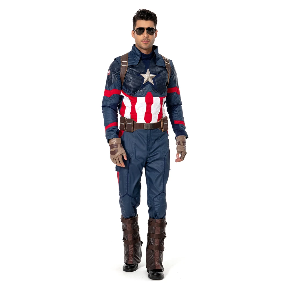 Семейный американский костюм Стива для косплея семейный женский на Хэллоуин