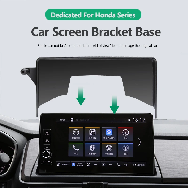 Автомобильный держатель для телефона с фиксированным зажимом для навигационного экрана держатель для мобильного телефона для Honda Civic Accord Inspire BREEZE Odyssey Elysion CRV XRV HRV
