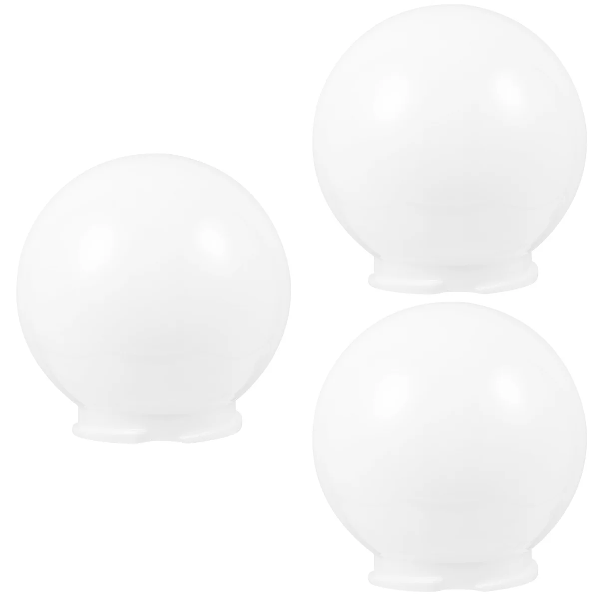 

3 Pieces Ball Lampshade Floor Light Oil Globe Replacement Outdoor Fixture Cover Bulb Pendant Lights Patio