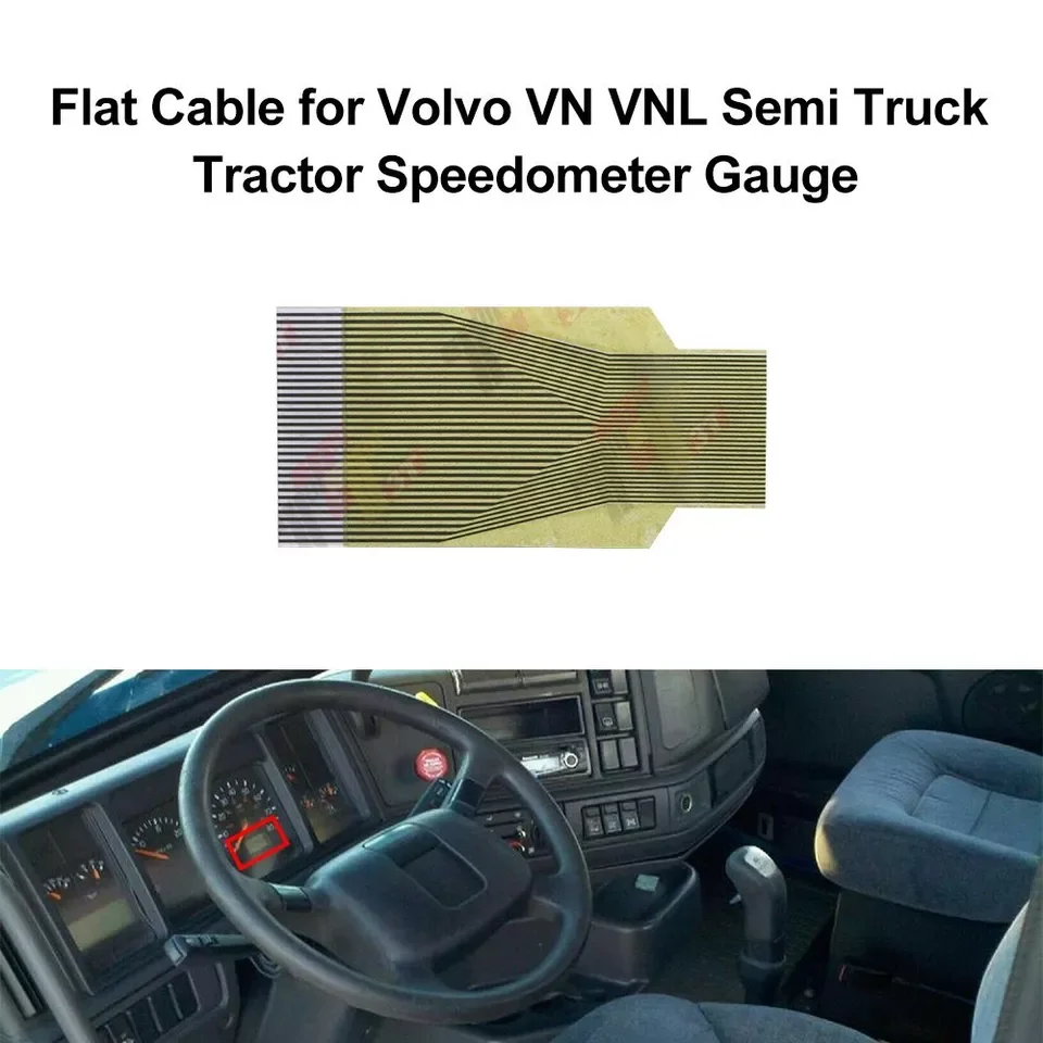 Фото Плоский кабель для приборной панели спидометра Volvo VN VNL Semi Truck Tractor №1