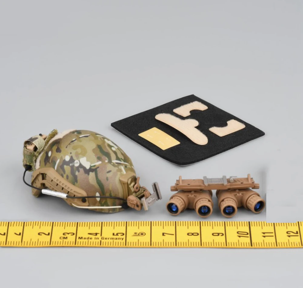 Простой и простой ES 26064C US. Миниатюрная модель шлема женщина-солдат для операций