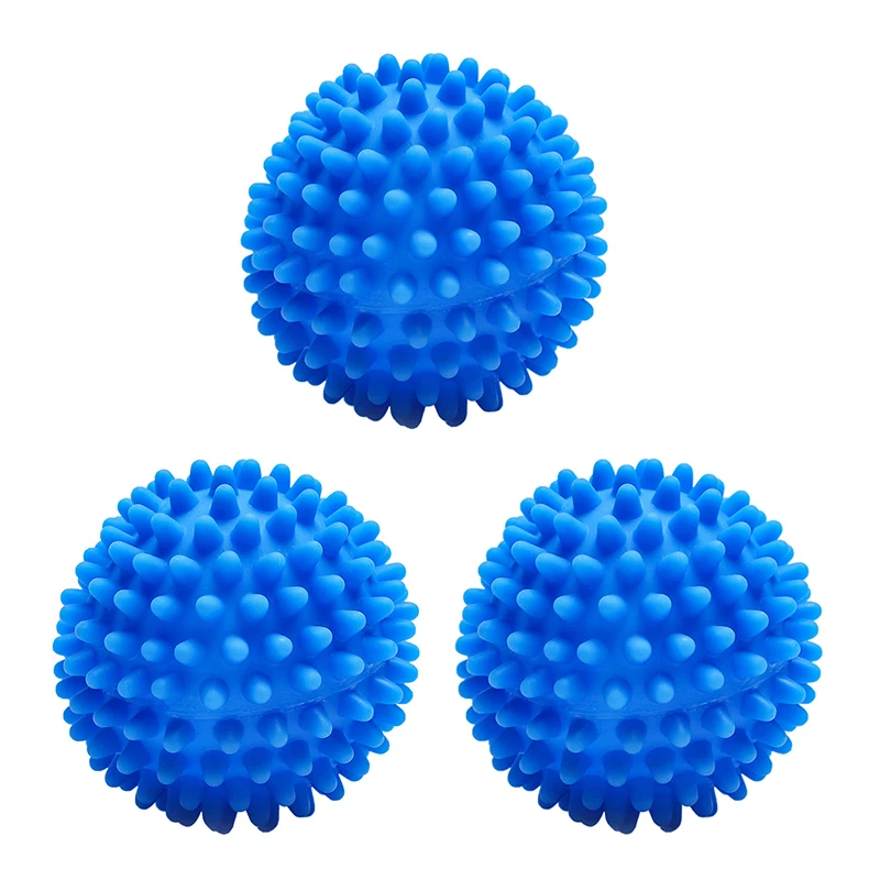 

Синие многоразовые шарики из ПВХ для сушки белья, шарики для стирки, сушки, размягчения ткани, шарики для дома, инструменты для уборки одежды
