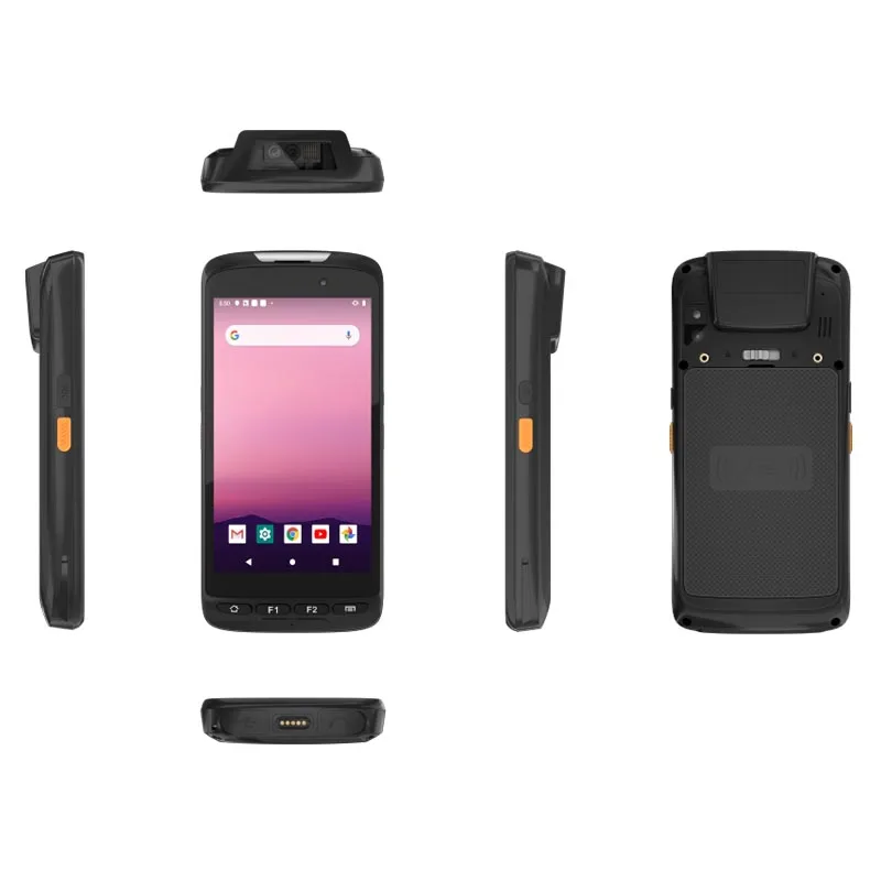 

Latest Android 11 OS 5'' 4G+64G Rugged 1D 2D Handheld Barcode Scanner Data Collector WiFi 4G GPS PDA Barcodes Reader