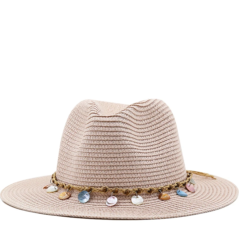 

Панама 58-60 см, летняя шляпа для отдыха, солнцезащитные шляпы для женщин и мужчин, пляжные соломенные шляпы, модные УФ солнцезащитные кепки для путешествий, Chapeu Feminino
