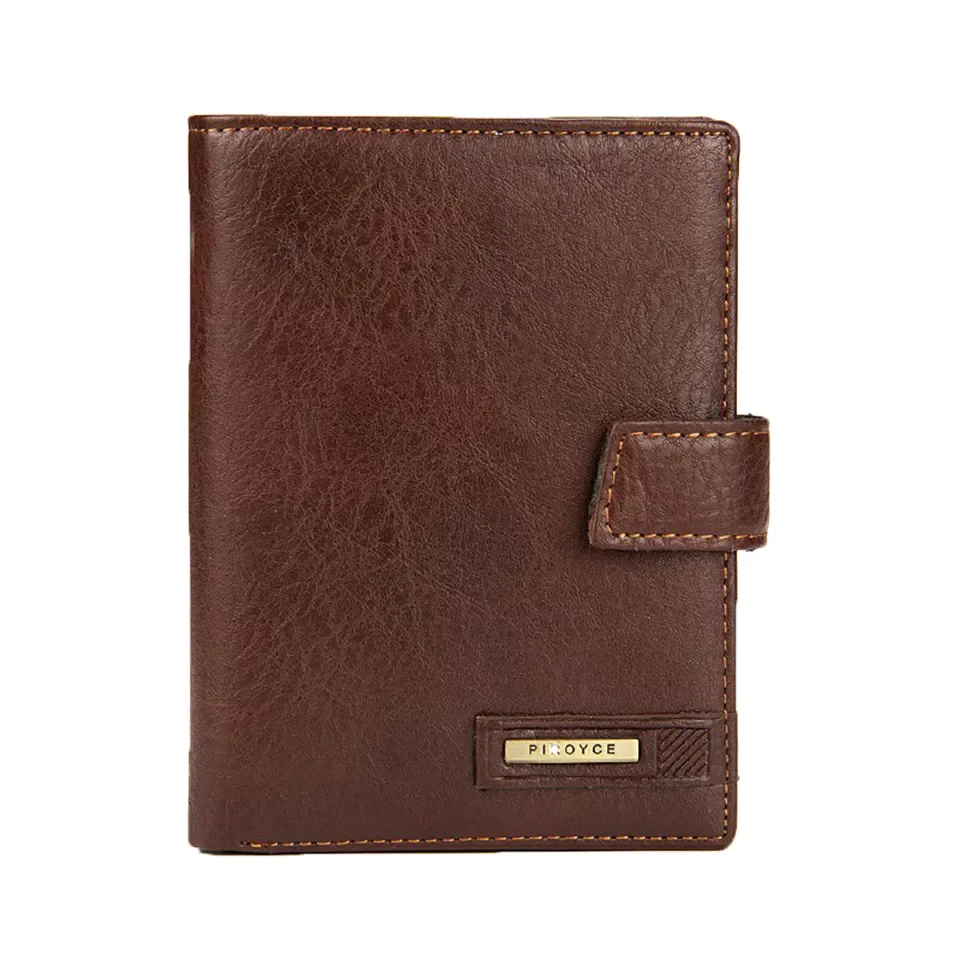 In 1 Luxury Brand Piroyce Mens PU Leather Business Wallet Clutch Wallets Money Purse with Passport Cover and License Case 2022