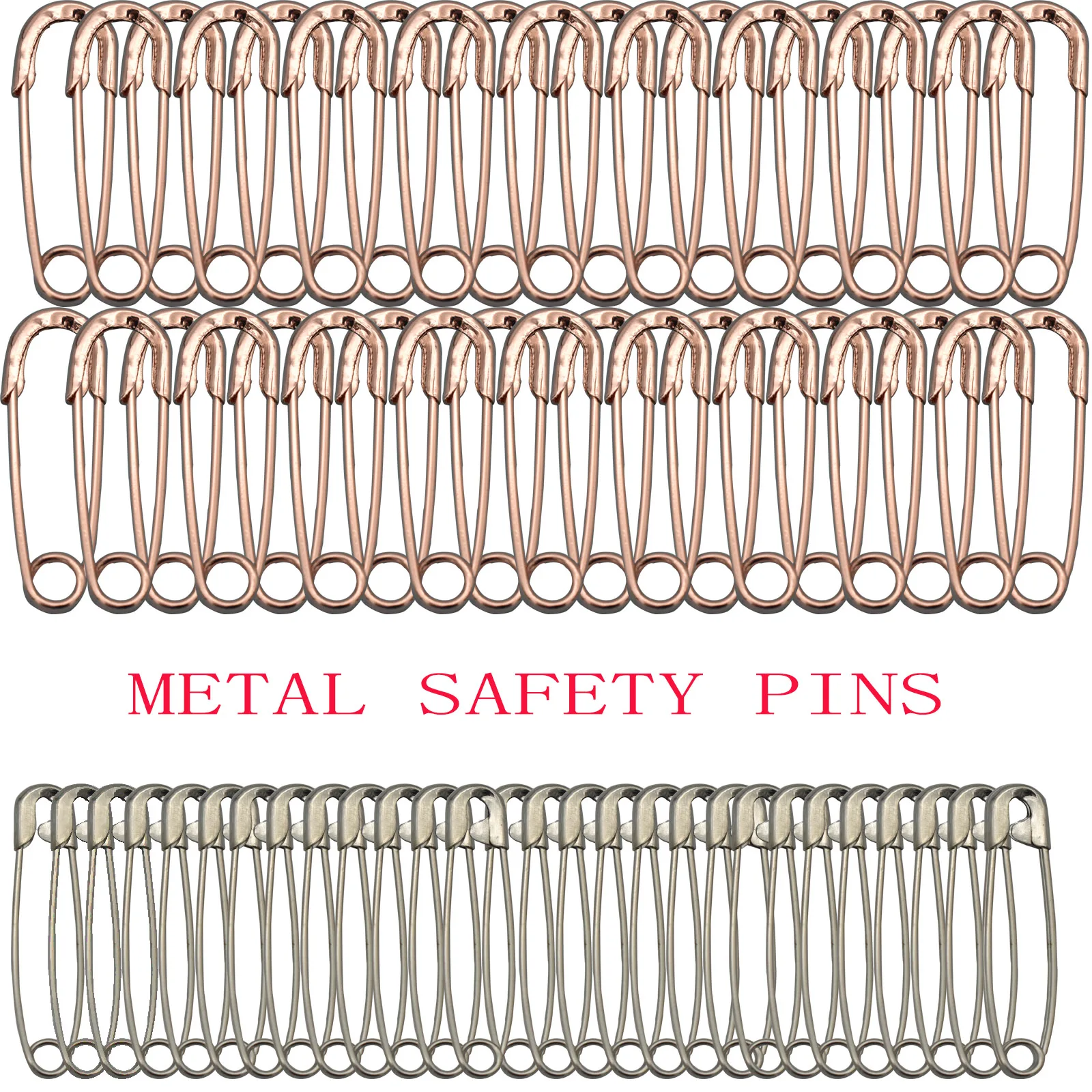 

40mm Gold Safety Pins Bulk Metal Safety Pins Premium For Sewing Clothes Purse Brooch Decorations Bag Jewelry DIY Crafts 20pcs