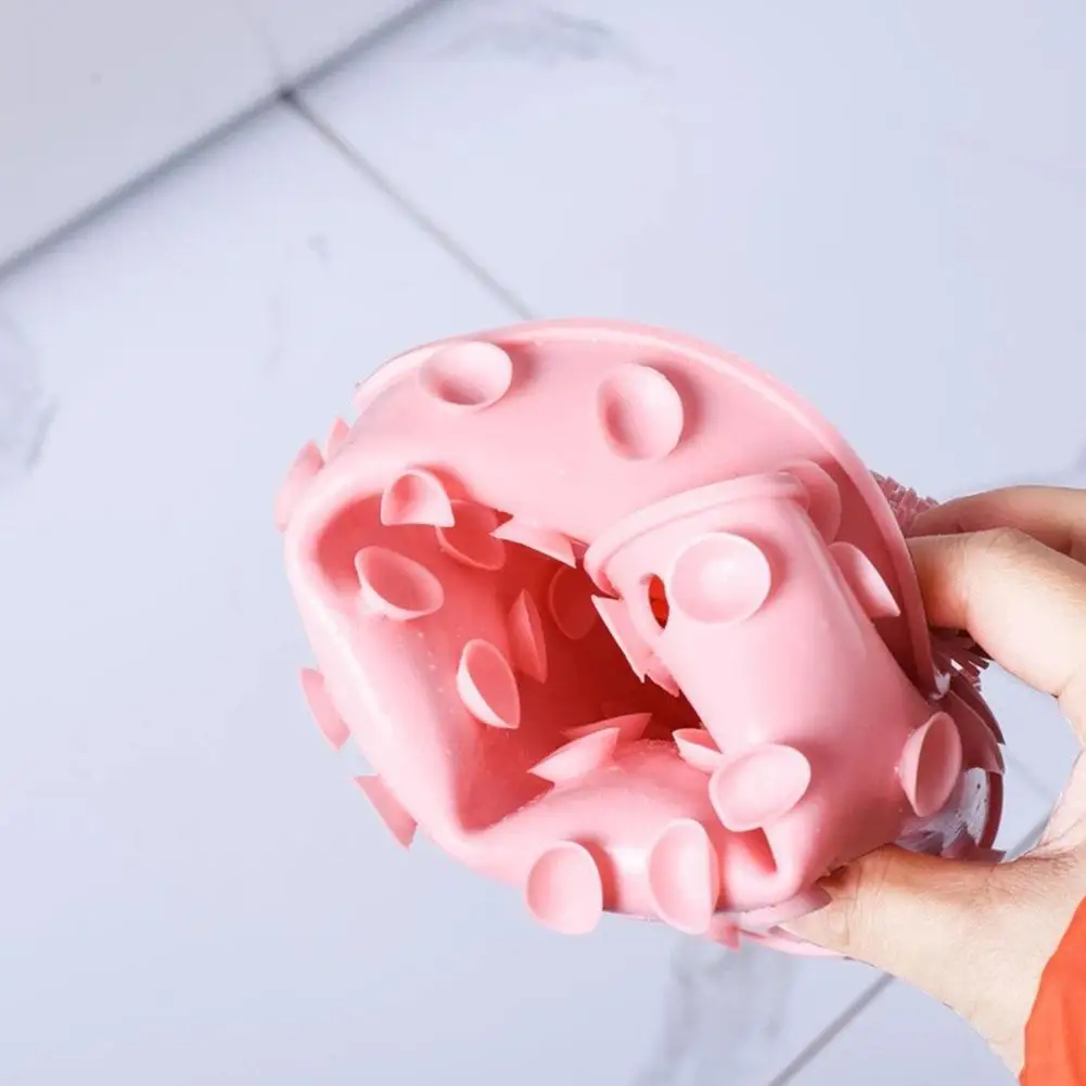 Щетка для мытья ног противоскользящая Массажная щетка очистки с присоской спины