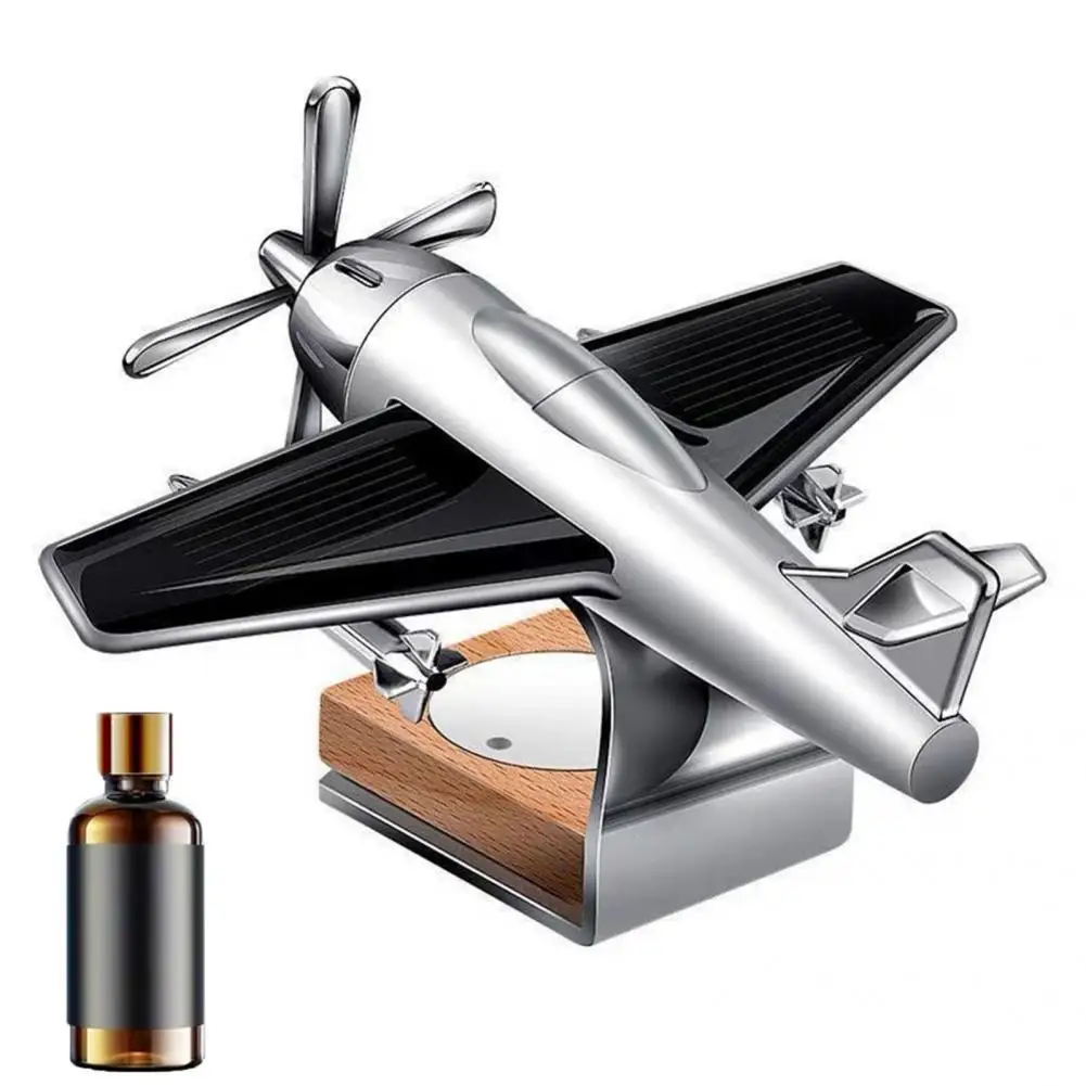 

Car Fragrance Eco-friendly Energy Saving Odor Removal Solar Airplane Model Car Perfume Car Perfume Car Accessories
