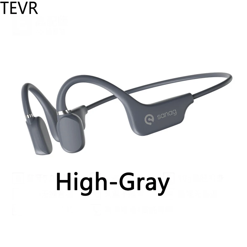 

TEVR Sanag A5S Bone Conduction Earphones Air Conduction Earphone Bluetooth Waterproof Wireless Game Music Sports Earphones