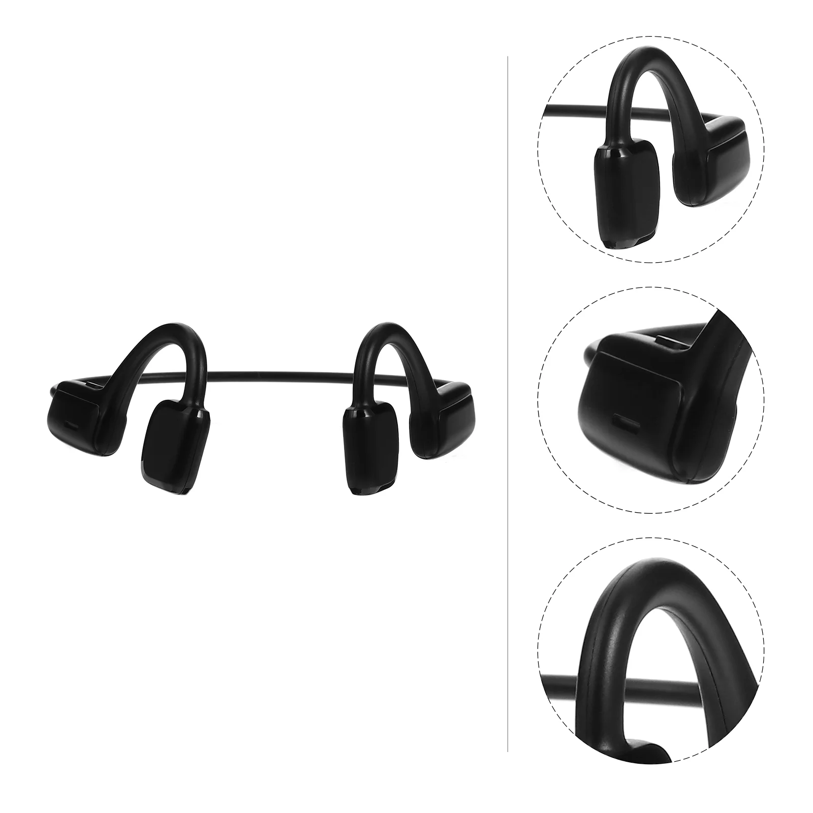 

Headset Wireless Ear Resistant Sweat Stereo Headphones Buds Bone Headphone Cancelling Noise Hifi Earpiece Conduction Earbuds