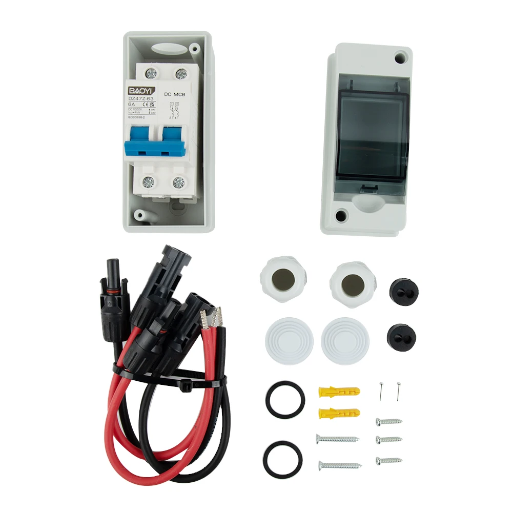 Solar Circuit Breaker Photovoltaic PV Panel Circuit Breaker with Short circuit Protection and Thermal Overload
