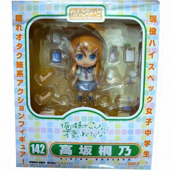 10 см Oreimo Косака кирино 142 # аниме экшн-фигурка Коллекционная модель Мультяшные