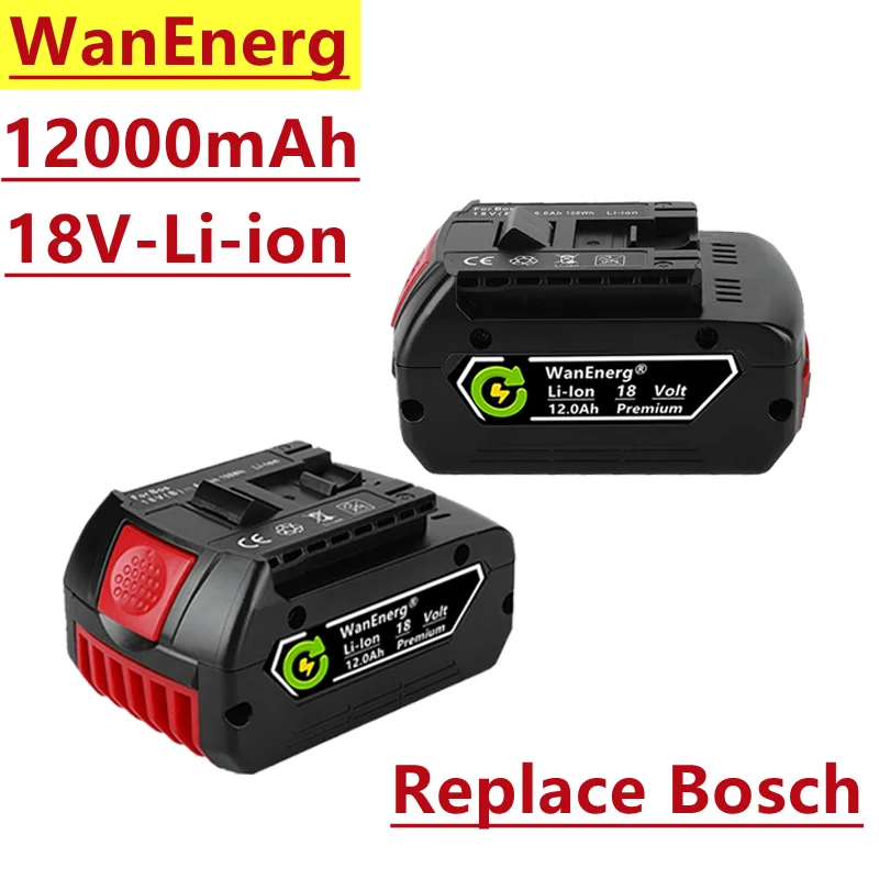 

Литий-ионный аккумулятор 18 в, 12,0 Ач, перезаряжаемый, для электрического Bosch, BAT609, BAT609G, BAT618, BAT618G, BAT614