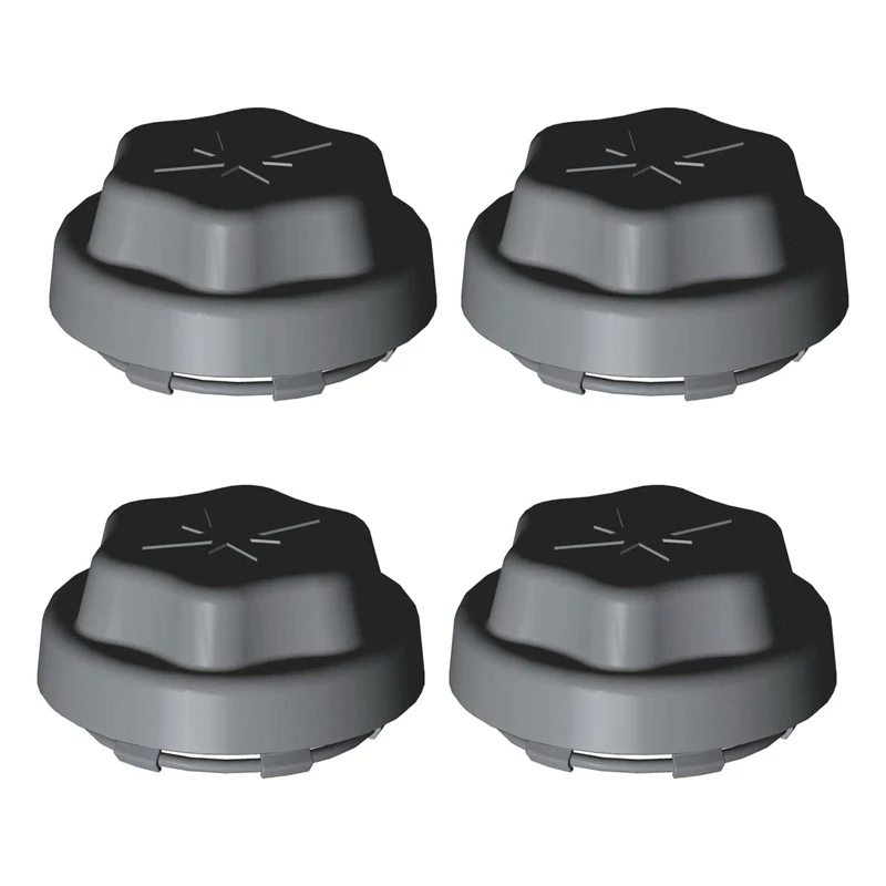 Комплект из 4 колпачков ступиц Колпаки центров колес 1523805 -744 Черный Для Rzr Pro