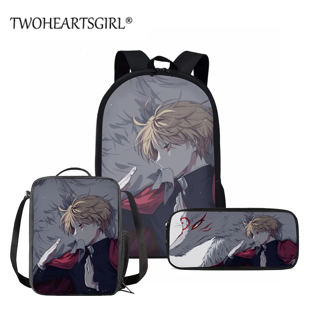 Женская школьная сумка twoheart sgirl, модная вместительная ранец с принтом, вместительные школьные сумки для девочек, студенческие сумки для кол...