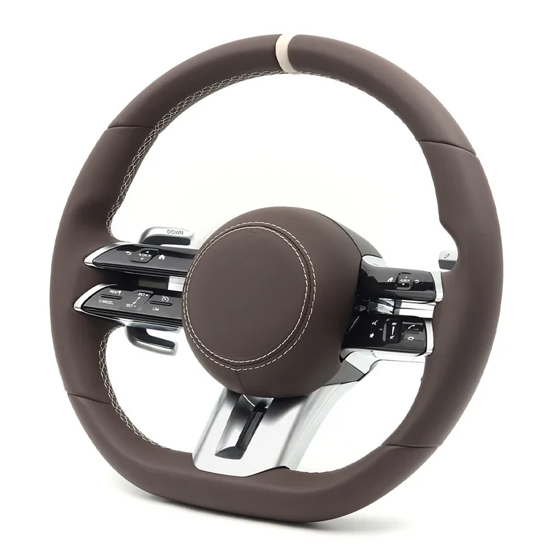 Фото Рулевое колесо в сборе Bown OEM, любой цвет, для Mercedes-Benz AMG A, C, E, S, G, V-класса W204, W205, W206, W212, W213, W221, W222, W223 №3