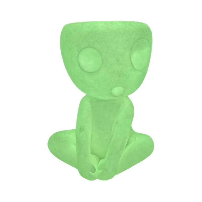 

Креативный светящийся горшок для суккулентов, кастрюля для цветов из смолы, настольный декоративный горшок 53CA