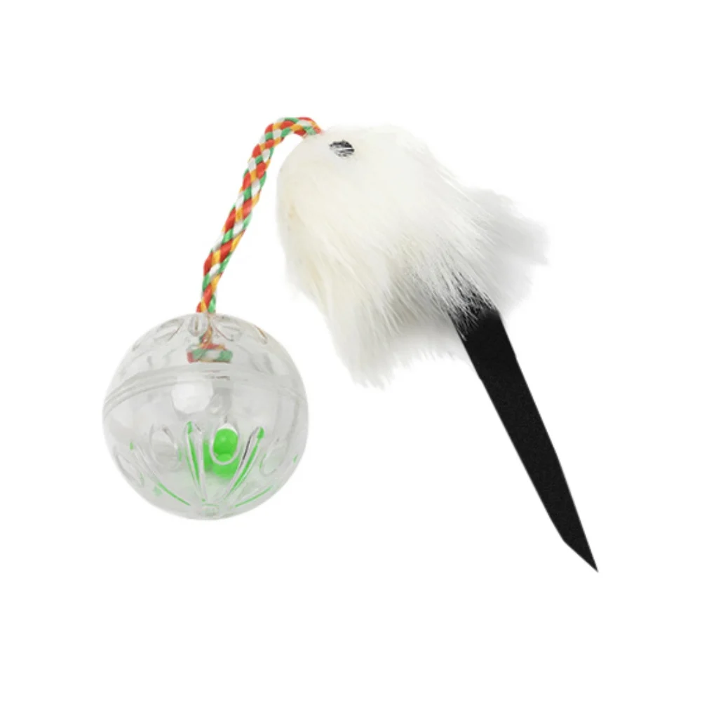 

Cute Cat Toys Funny Interactive Plush Cat Toy Mini Teeth Grinding Plush Mouse Toys With Bells Ball Kitten Chewing Squeaky Toy
