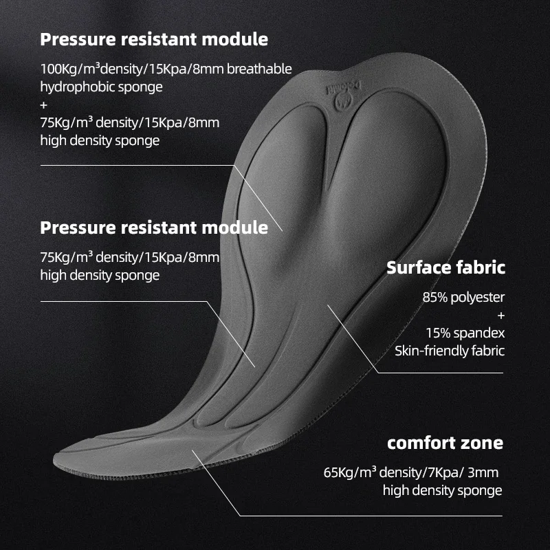 Шорты ROCKBROS женские для велоспорта серия TVI дышащие быстросохнущие эластичные