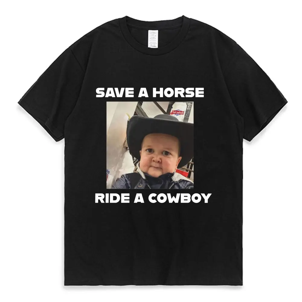 

Hasbulla Magomedov Save A Horse Ride A Cowboy Western Funny Meme T Shirt Unisex Stylish Hip Hop Harajuku T-Shirt Men Women's