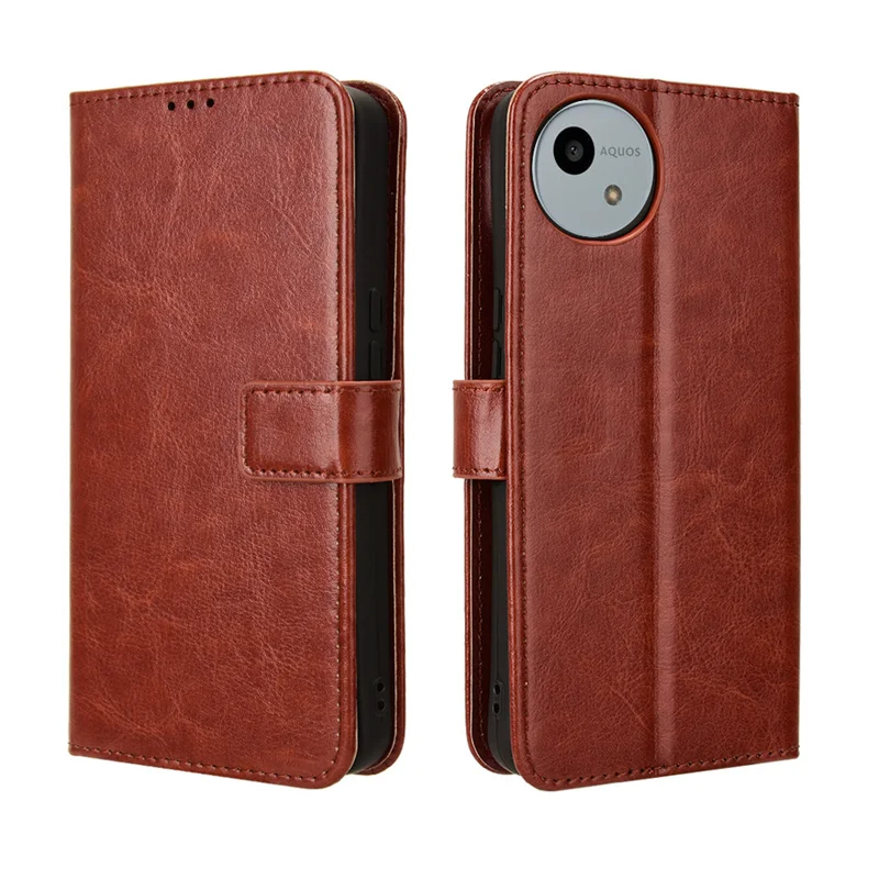 Флип-кошелек для смартфона Sharp Aquos wish4 Магнитный Роскошный кожаный чехол R9