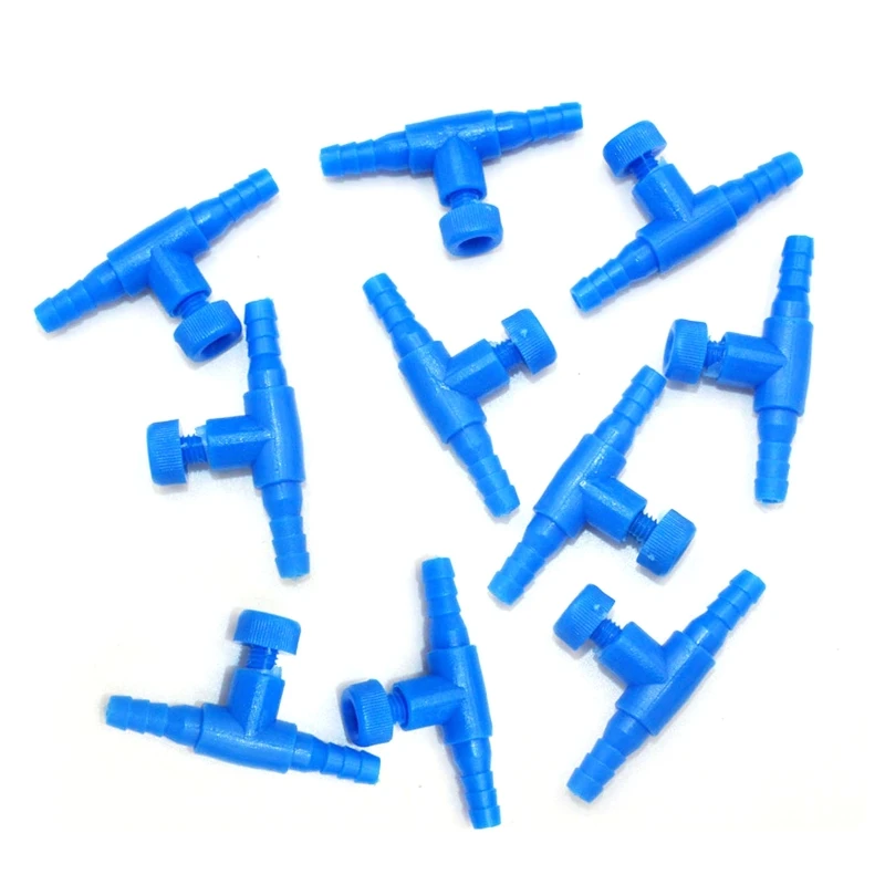 

10-Pack Aquarium Control for VALVE 2 Way Plastic Regulator for Fish for Tank Air