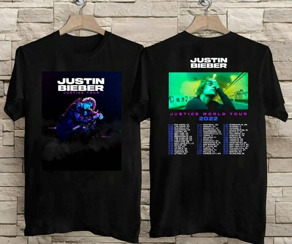 

Justin Bieber 2022 World Tour North America Shirt Heavy Cotton T-shirt