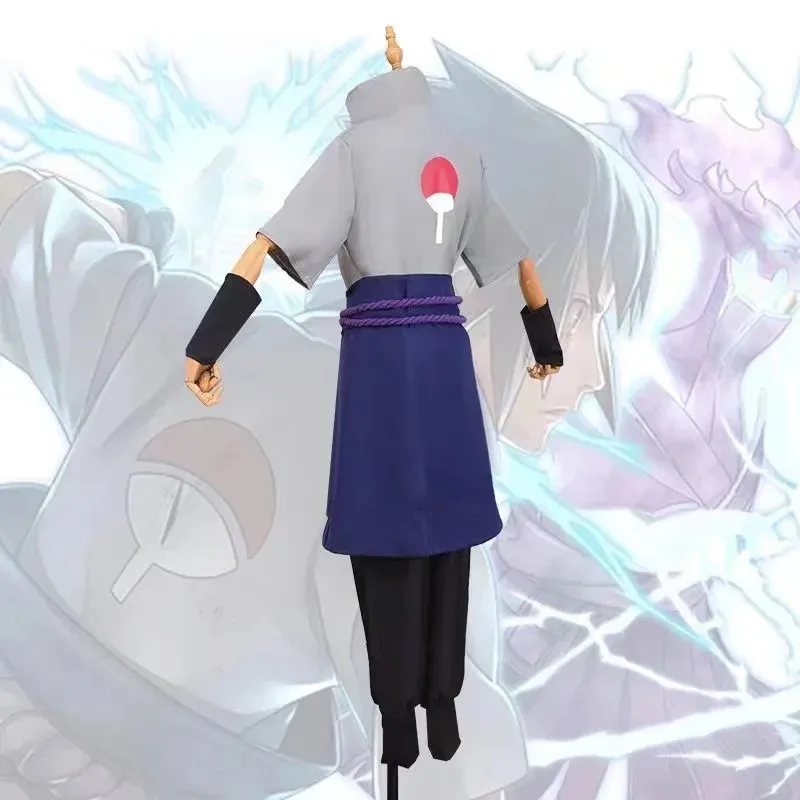 Фото ❤ Новинка 2024, Hokage Shippuden Sasuke, костюм Ning Zhibo четвертого поколения, ролевая игра, косплей, аниме, костюм для выступлений ★ ❤ ★ №4