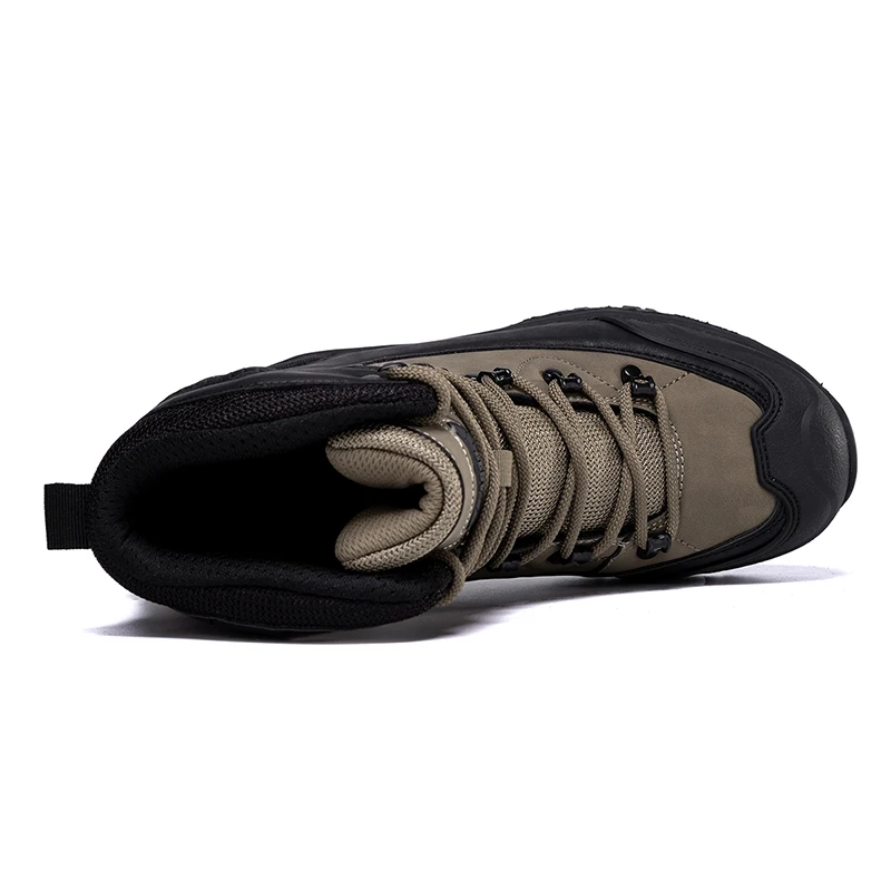 Мужские походные ботинки цвет черный/песочный размер 39-47