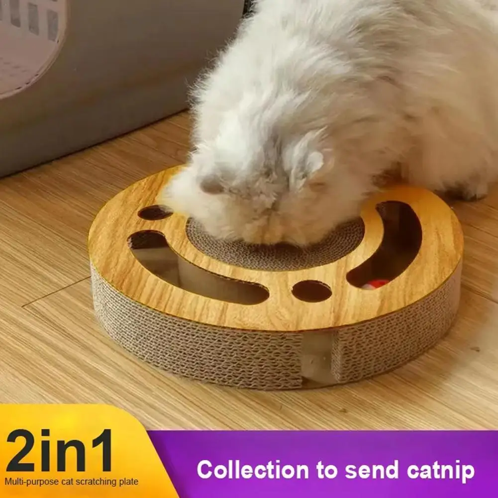 

Pet Cat Scratcher Interactive Catnip Toys Kitten Scratching Cat Pet With Toys Interactive Balls Cardboard Tunnel Supplies C Y6M4