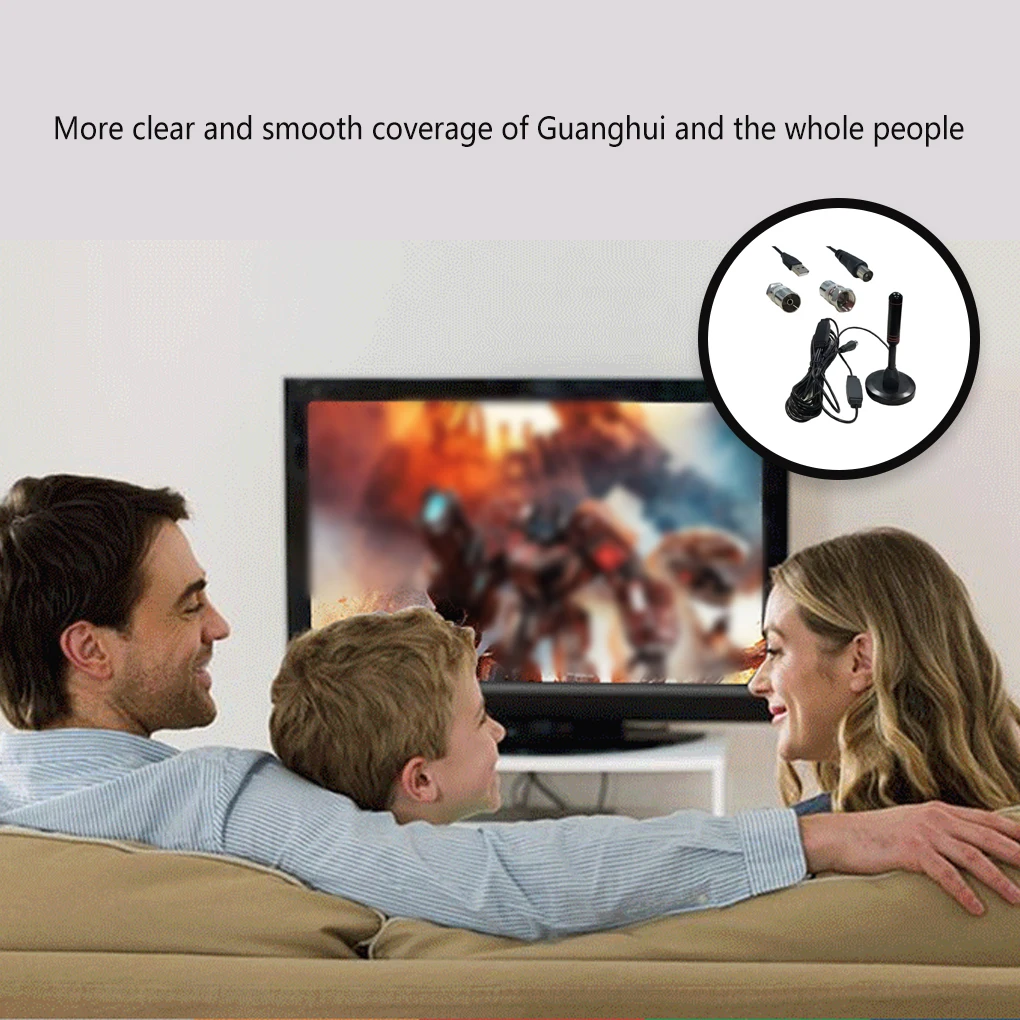 

TV Antenna Indoor HD Portable Dormitory Amplifier Aerial Spare Accessories