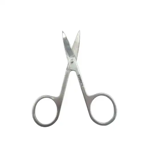 Маленькие инструменты для ногтей из нержавеющей стали, ножницы для бровей, носа, стрижки маникюра, пинцет для стрижки лица, инструмент для макияжа и красоты