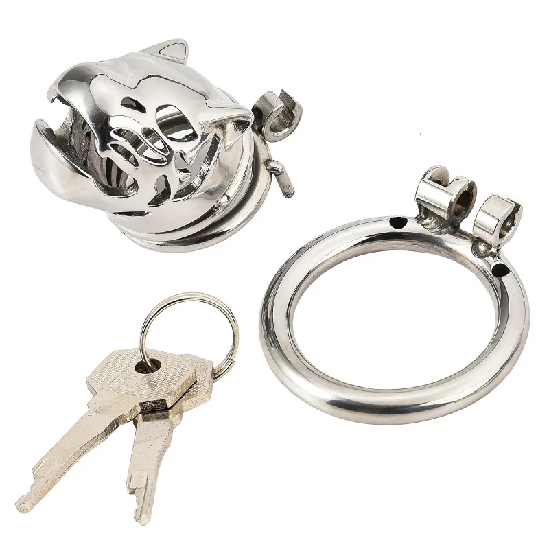 Замок для пениса из нержавеющей стали Женский верности маленькая Мужская