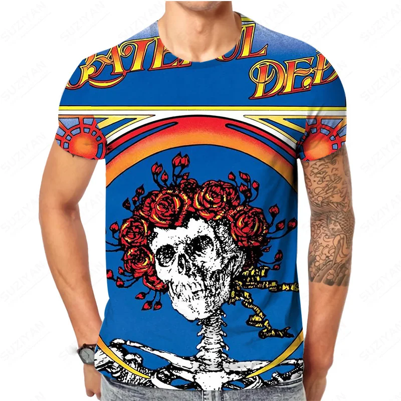 

Oversized T Shirts Goth 3D Motorcycle Party T-Shirts Swimming T-Shirt Short Sleeve Tee Pop Music Note Print Tee 3D Printed