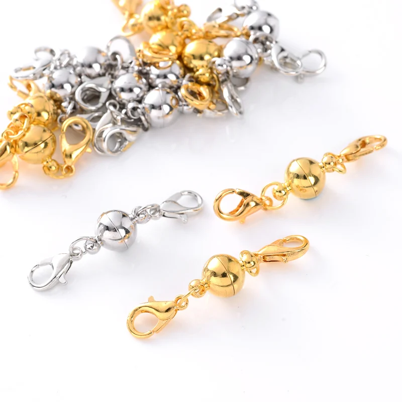 Круглые магнитные застежки для изготовления ювелирных изделий