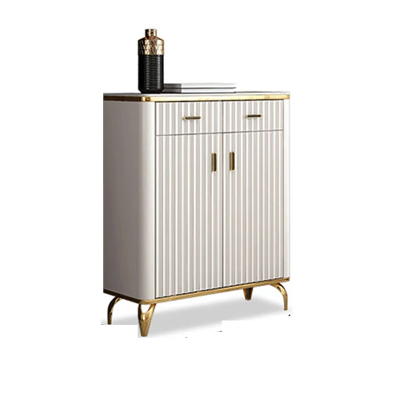 Скандинавские белые боковые панели Кухонные деревянные ящики для хранения