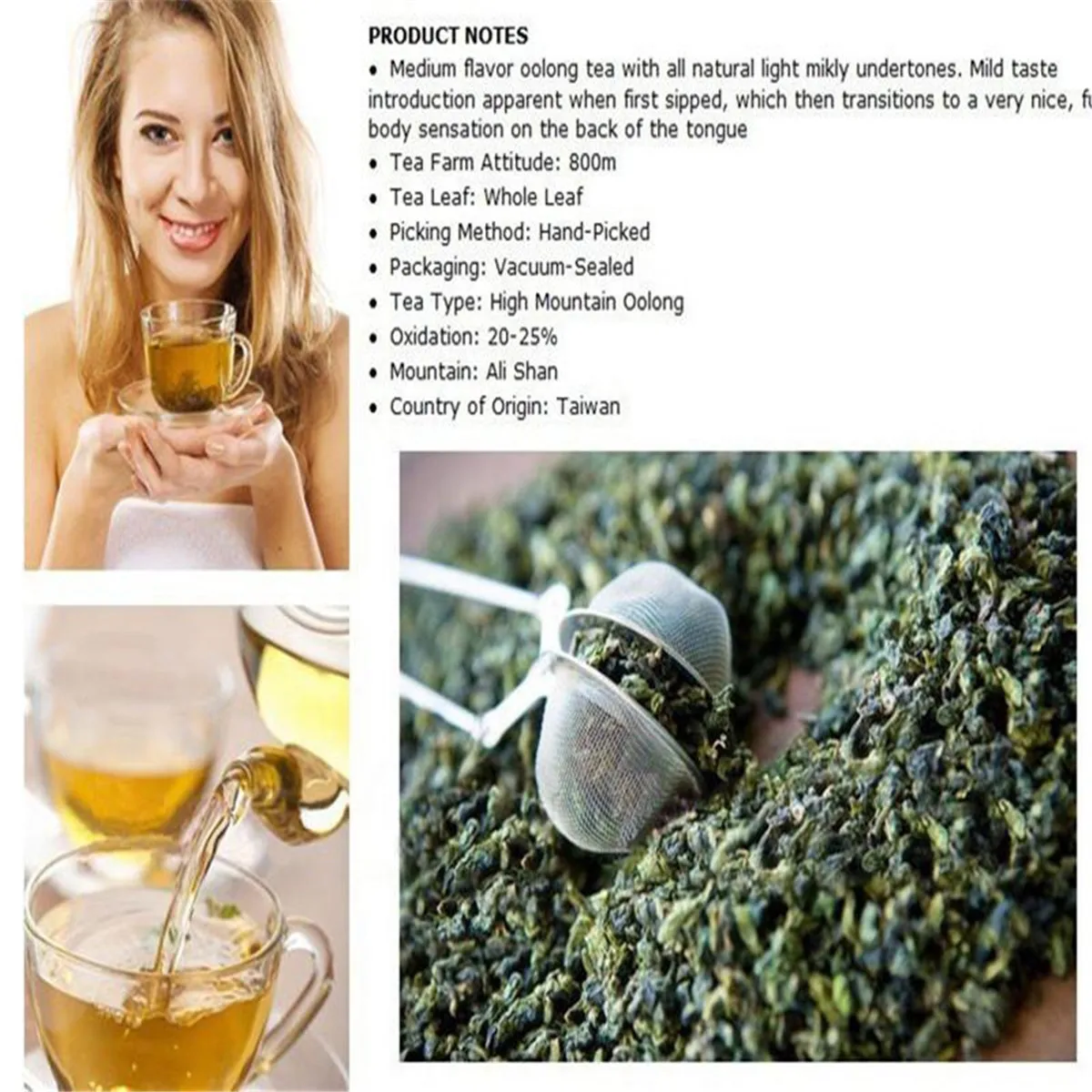 10 упаковок превосходного китайского чая Oolong с молоком вес нетто 80 г молоко TieGuanYin