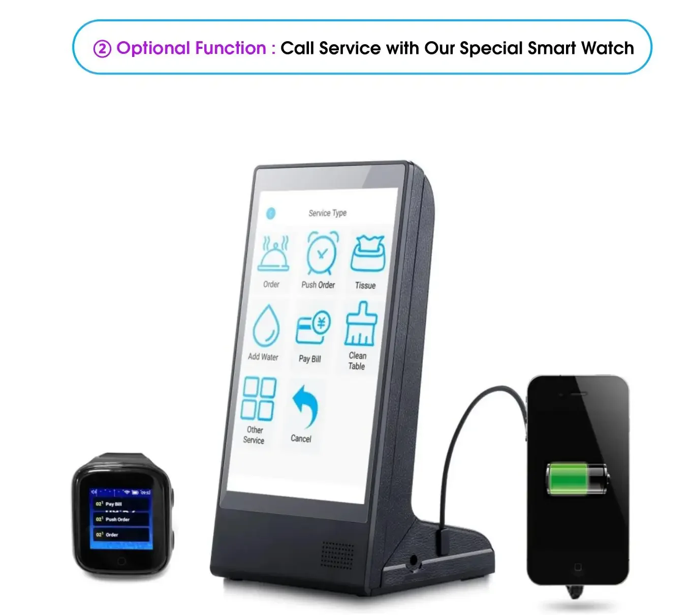 FYD-898 L-образный ресторан-бар умный маленький ЖК-дисплей Android Wi-Fi удаленный монитор