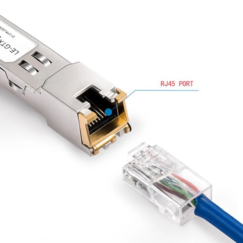 Модуль SFP RJ45 коммутатор Gbic 10/100/1000 коннектор медный модуль гигабитный порт Ethernet 1