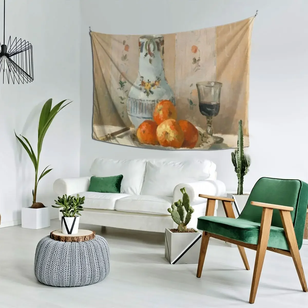 Натюрморт Pissarro с яблоками и кувшином гобелен украшение для спальни эстетические