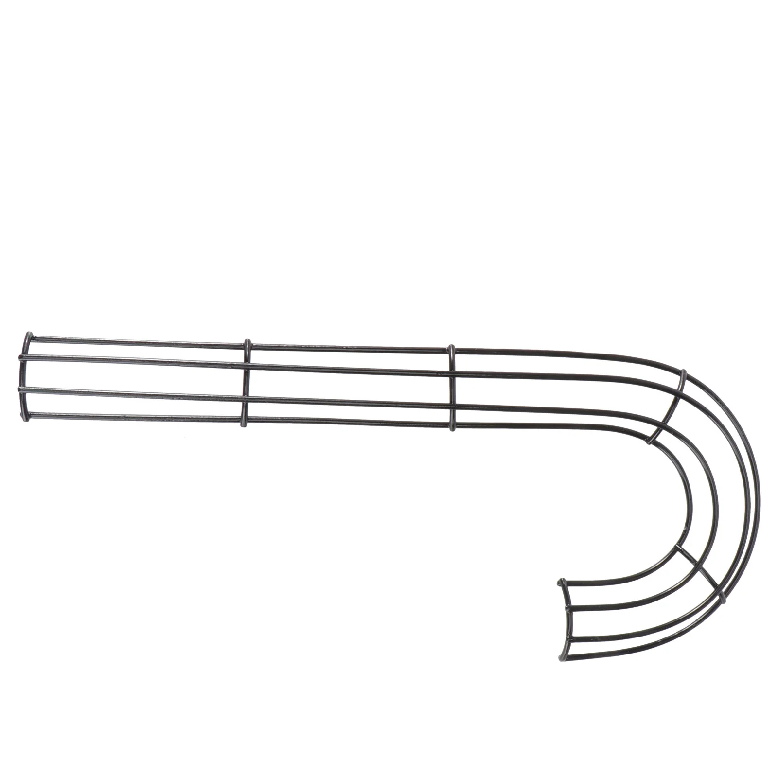 J Shaped Garland Hoop Party Decoration Iron Flower Frame J-Shaped Wreath Greenery Decorative Bike Adorn