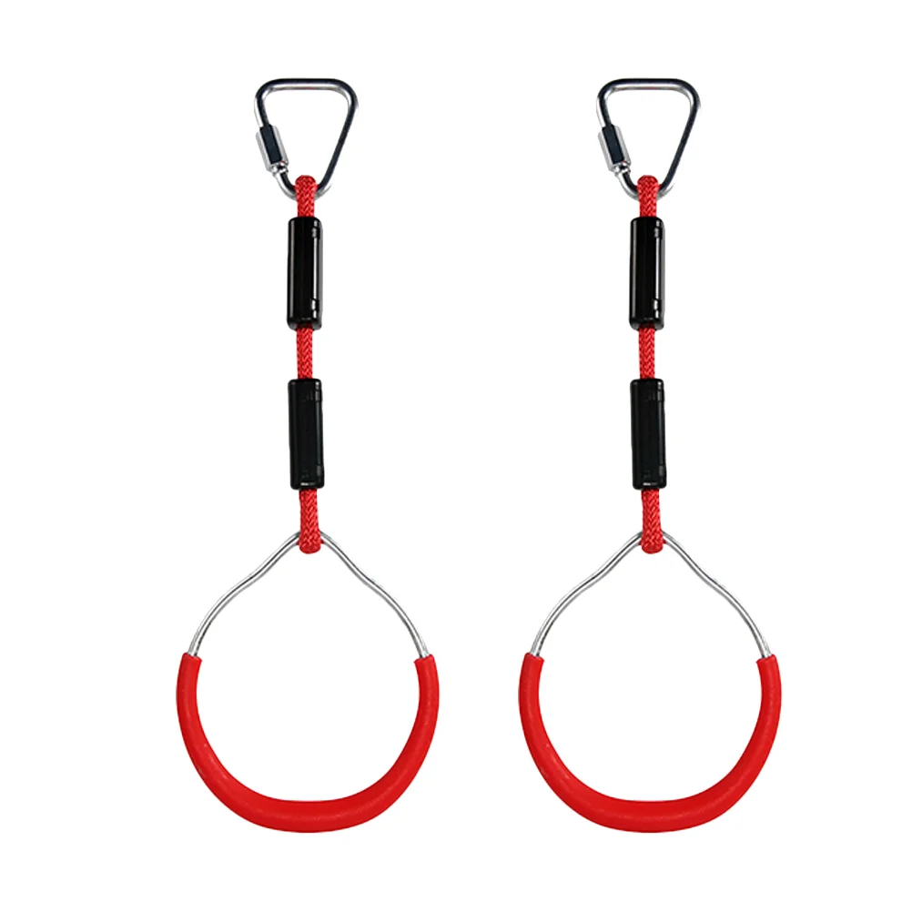 

2 Pcs Swing Ring Set Muscle Strength Ring Kids Indoor Swing Bar Outdoor Swing Pull Rings Monkey Bar Kit Kids Gym Equipment