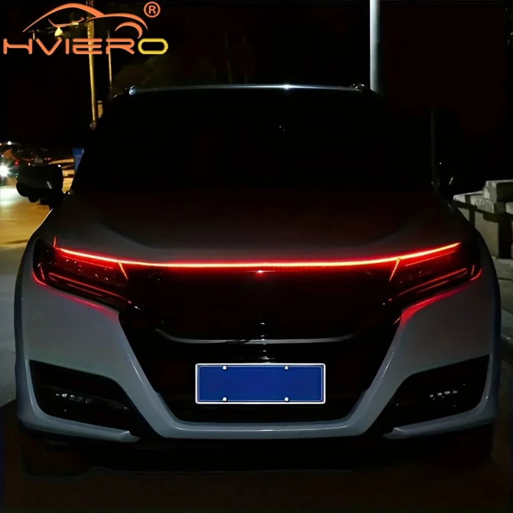 Автомобильные светодиодные фонари 59 дюймов 12 В освещение капота сканирование