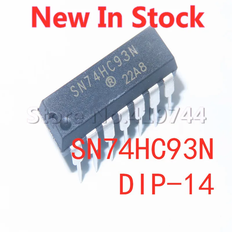 

5PCS/LOT SN74HC93N 74HC93 DIP-14 4-bit binary counter divider In Stock NEW original IC