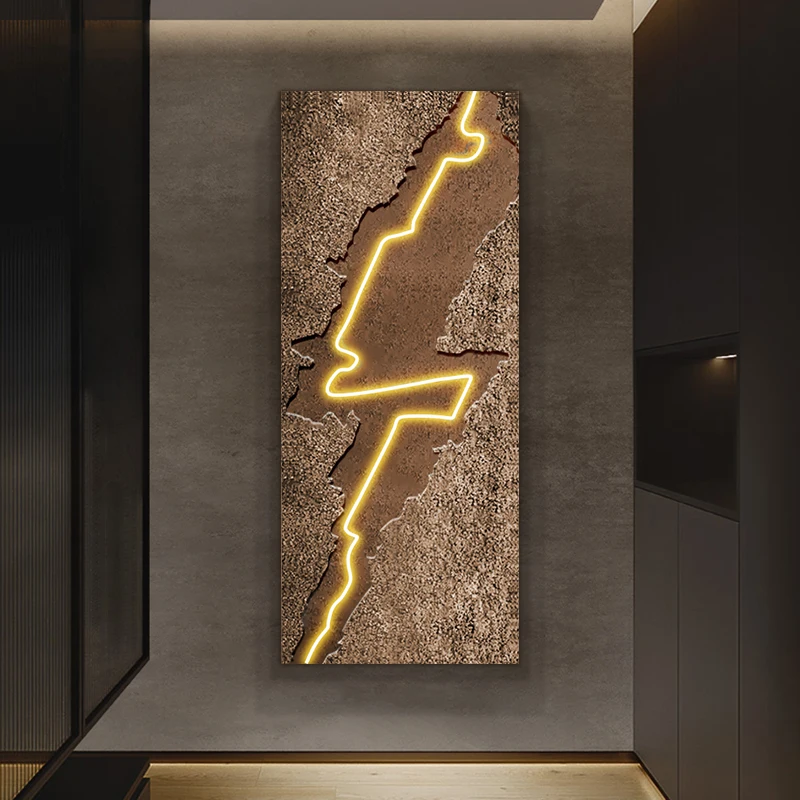 Ручная роспись толстая текстура подвесная картина минималистичная абстрактная