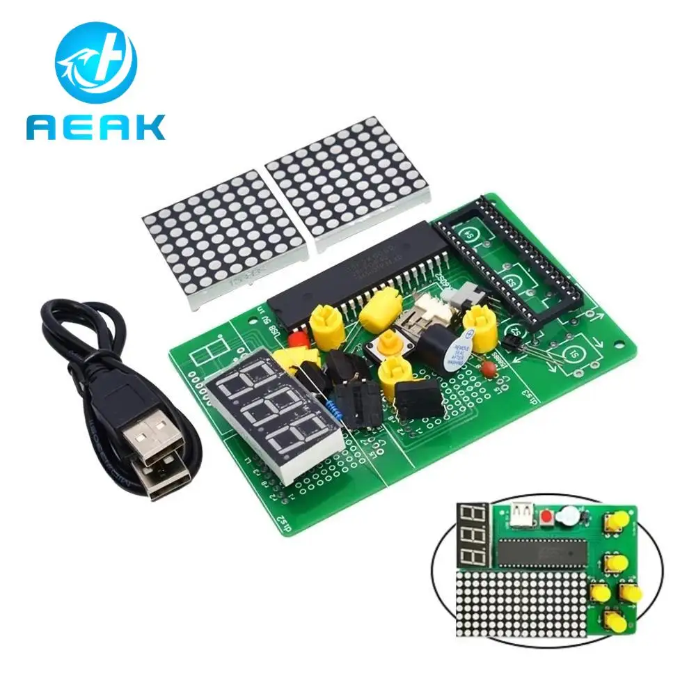 Набор для настольной игры «сделай сам», 51 чип SCM, ретро консоль для электронной пайки, компактное производство, для студентов и лабораторий