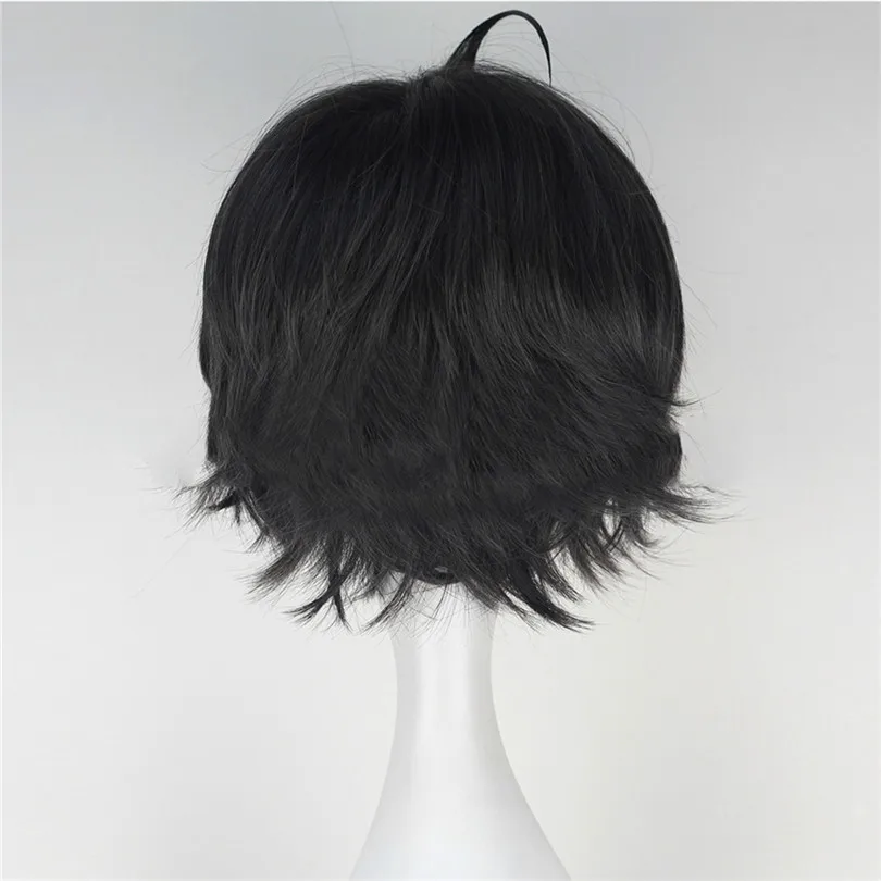 Парик для косплея Мой подросток из аниме романтическая комедия короткий черный